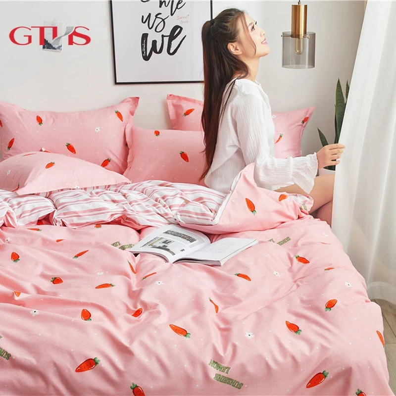 New Stylish Good Quality Cotton Duvet Bedding Luxury Queen King Size Custom Quilt Duvet Comforter For Home 4pcs Bedding Set