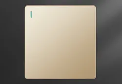 Good Quality Golden UK Africa Malta Maldives Electrical Wall Switches and Sockets Single Double Socket with USB