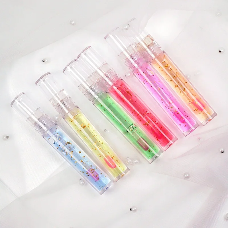 Lip gloss Base Vendor Clear Glossy Fruit Bulk Flavor Fruity Transparent Oil  No Label Private Organic Lip Oil Lip Gloss