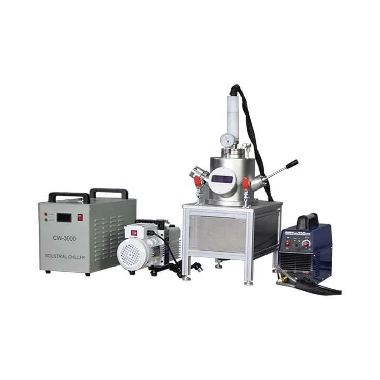 Lab Small Amount Metal Tungsten Electrode 3000C Vacuum Arc Melting Furnace