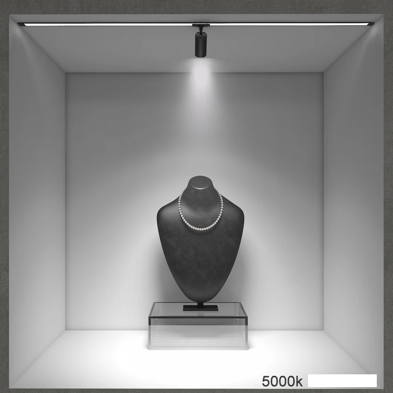 High Cost-effective Track Lighting Down Light - Rektor Track 1x LED Warm Dim DALI Modular Lighting and RGB Aluminum 90 Step 80