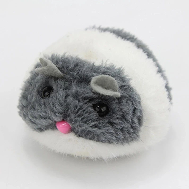 1PC Plush Cat Toys Funny Dog Toys Shaking Movement Little Mouse Rat Kitten Cat Interactive Toy Fur Pet Supplies Gifts