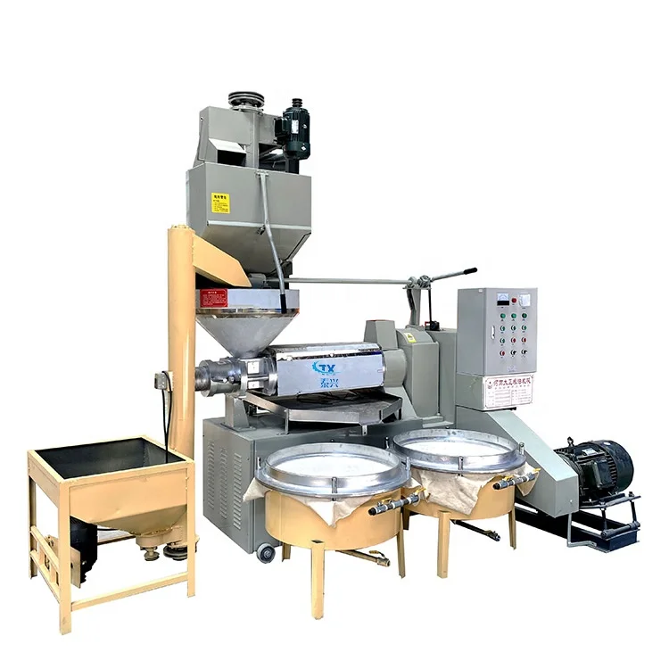 Factory supplies automatic sunflower seed screw oil press
