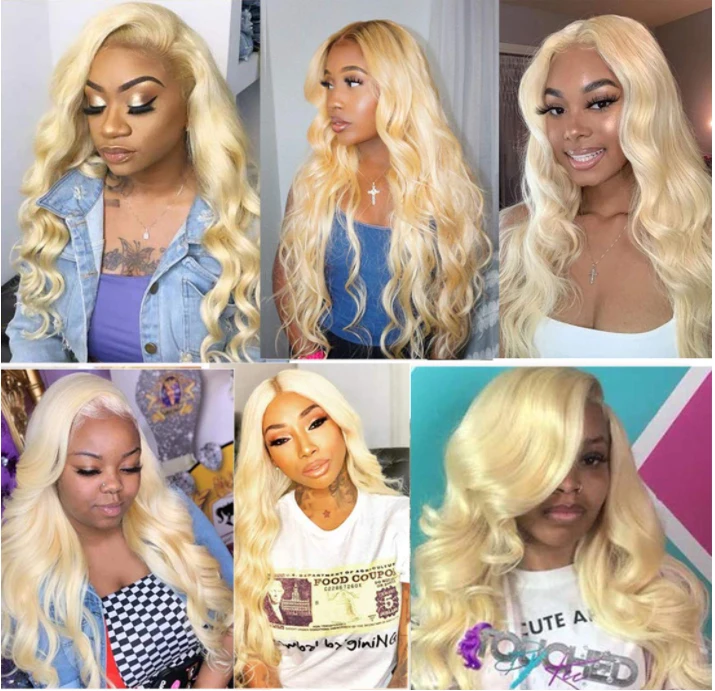 13x6 613 Full Lace Blonde Lace Front Human Hair Bob Wigs,613 Closure Hd Lace Frontal Wig,Natural Virgin Hair Wig Vendors