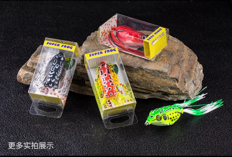 TOPLURE Top Water 4cm 5g 4.5cm 6g 5cm 8g 5.5cm13g 6cm 15g Lifelike Soft Jump Frog  Silicone Artificial Fishing Bionic Bait