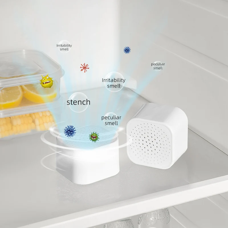Kitchen Mini refrigerator deodorizer keep fridge fresh freezer ball cube Shape
