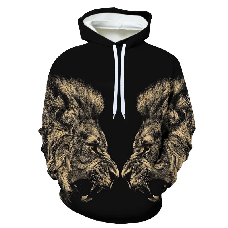 Lion King gaze pattern 3D Sublimation Sweater