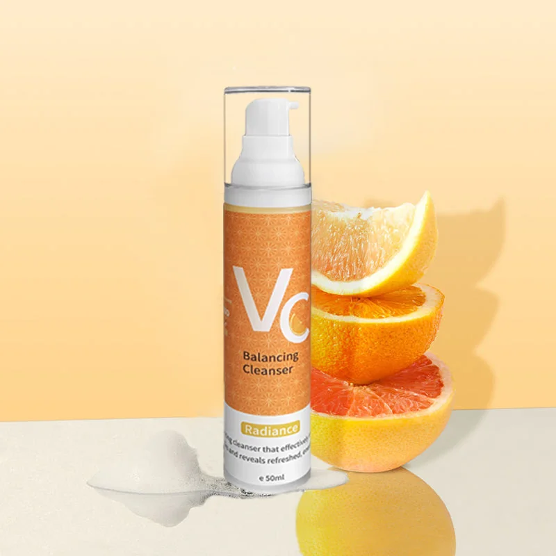 Organic deep cleansing moisturizing face wash  Vitamin C facial cleanser Facial Pore Cleanser Face Soft White OEM