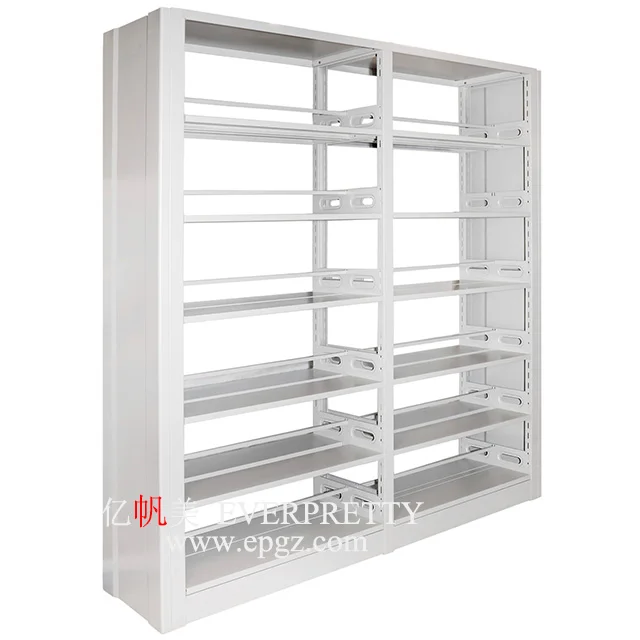 School Furniture Metal Bookshelf Portfolio Book Shelf White Cube Bookcase Iron Modern Bookshelf for Library