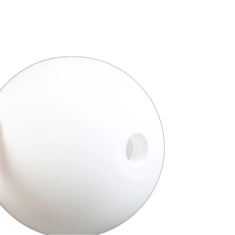 Hand Blown Round Opal Matte White Frosted Borosilicate Glass Globe Sphere Lamp Shade with Internal G9 Thread