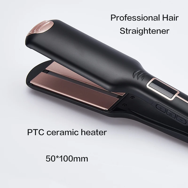 Flat Irons Hair Straightener Custom Professional  Wholesale Ceramic Personalized Brand Private Label Flat Iron