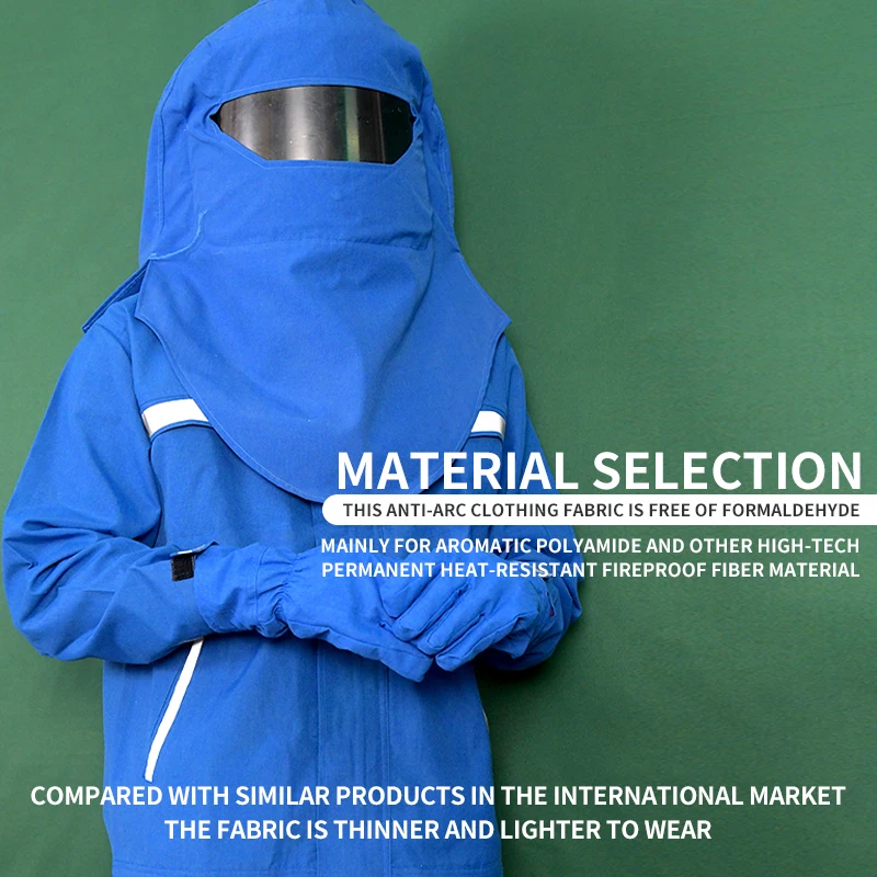 Industrial electric arc protection clothing workwear Arc flash clothing arc suit