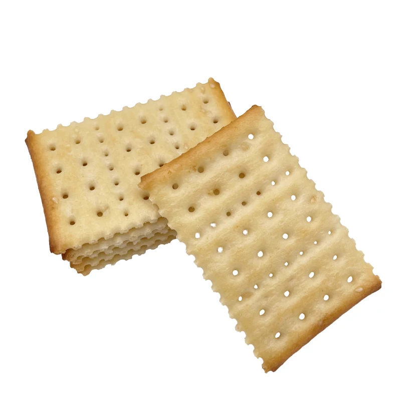 Chinese healthy snacks crispy salt milk biscuit milk soda cracker