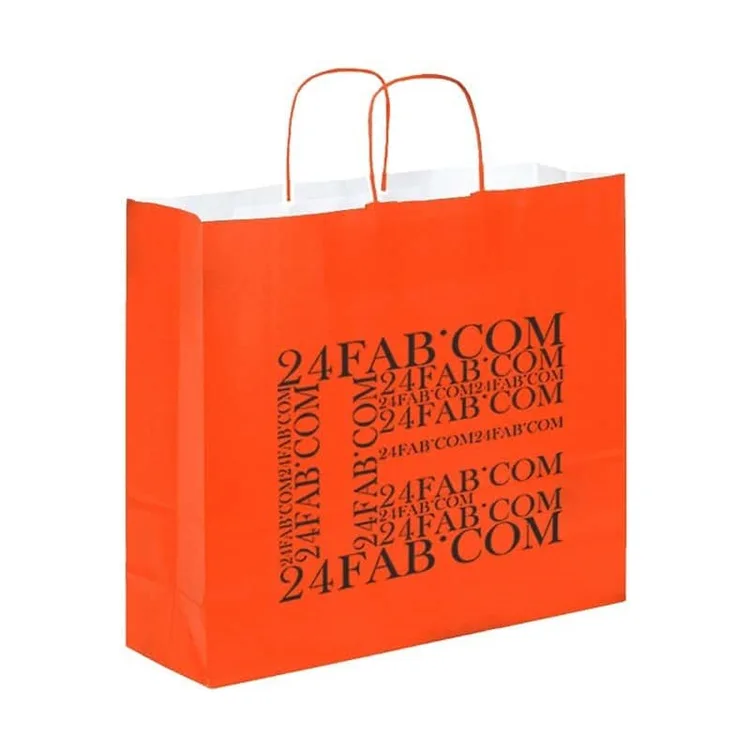 Reinforced Base Ensures Can Hold a Substantial Amount of Weight Without Tearing With Your Own logo Luxury Craft Paper Bag