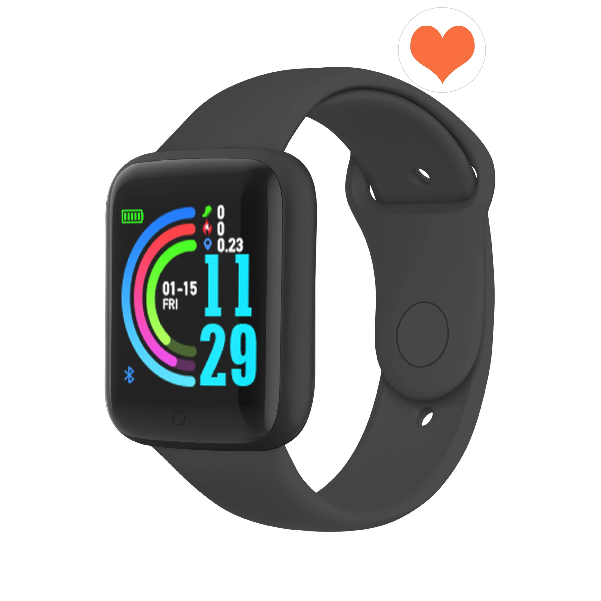 2021 electronics product Y68 Smart Watch Waterproof D20 Health Fitness Tracker Phone Calling Smart Wristband Y68 D20 Smartwatch