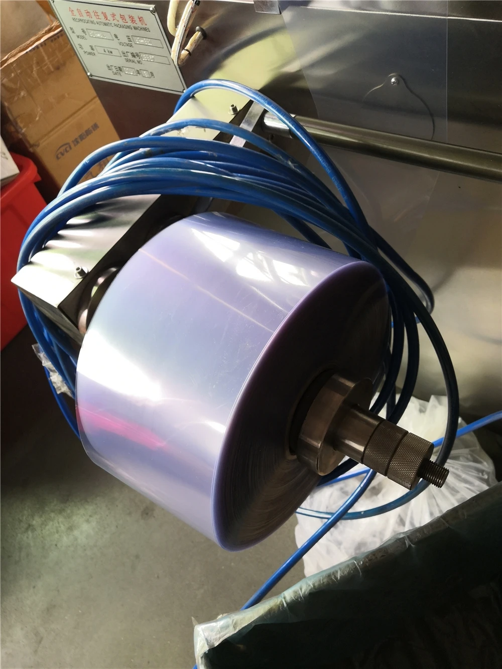 SINOPES 0.3mm 0.4mm 0.5mm PVC PET PE PVDC Film For Toothbrush Blister Packing Machine made in China