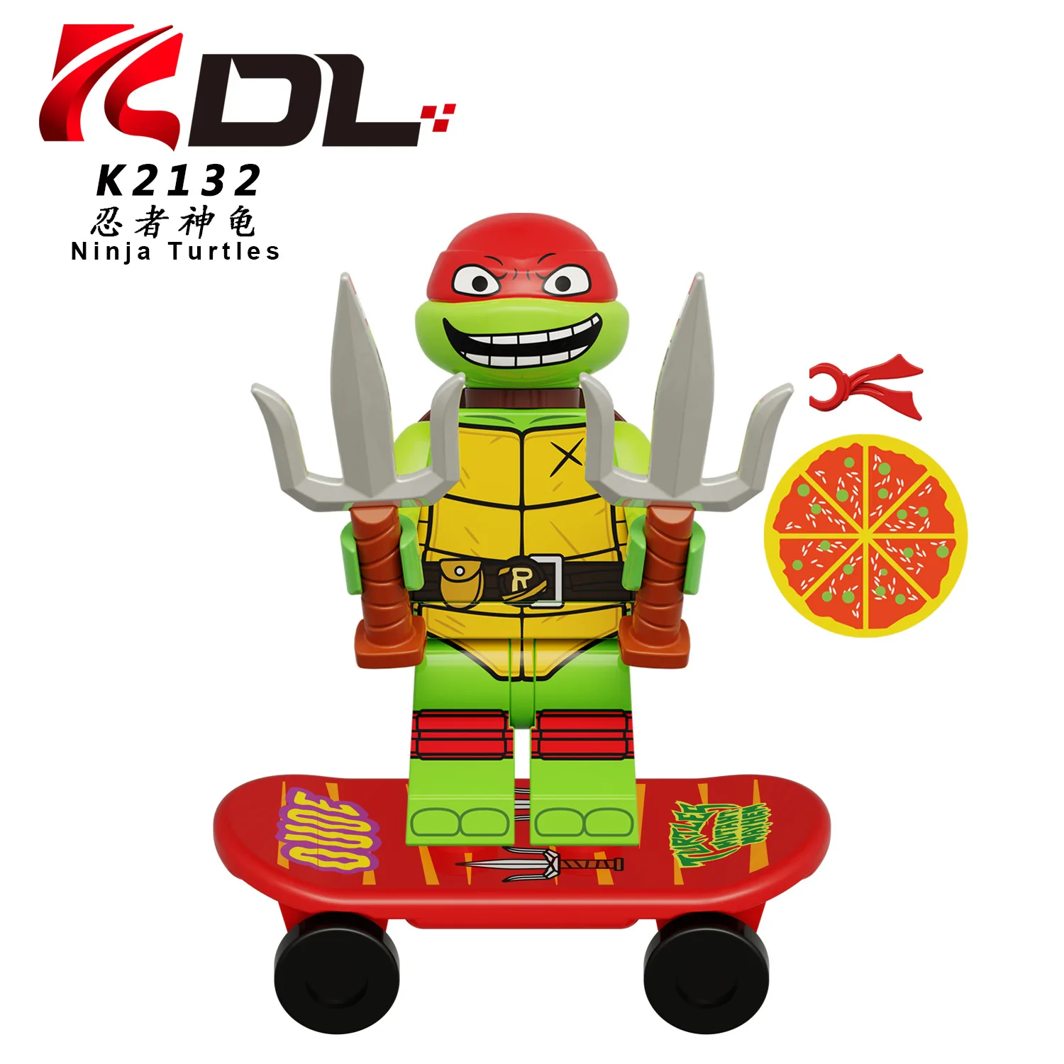 KDL817 фильм телевизионные комиксы игры четыре черепахи Раф Дон Лео Майк фигурки строительные блоки развивающие аниме детские игрушки