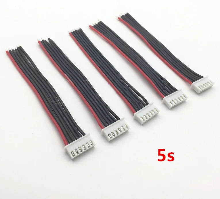 RC Lipo Battery Balance Charger Cable 2s 3s 4s 5s 6s 22AWG Cable Silicon Wire Plug For IMAX B3 B6