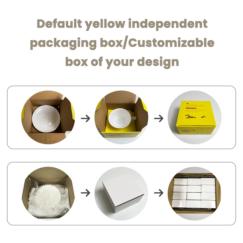 Wholesale Price Customizable Coffee Cup Bone China Espresso Porcelain Cup and Saucer Set Retro Luxury Elegant Tea Cup