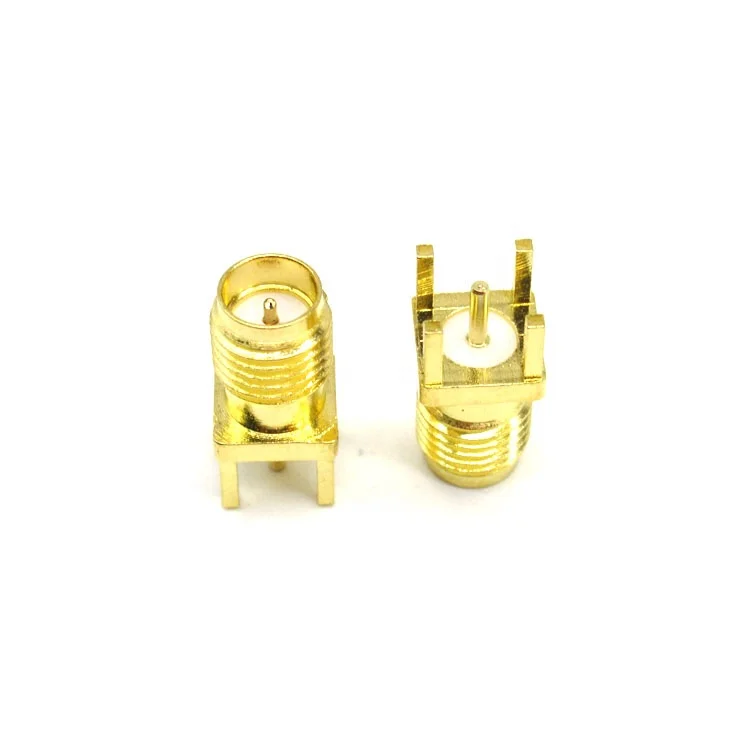 RP-SMA Female RF Connector With Microstrip For PCB Mount