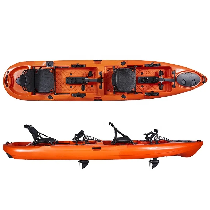 
Hot Sale New Design 1 or 2 Person Drop Stitch Tandem Pedal Kayak Boat 
