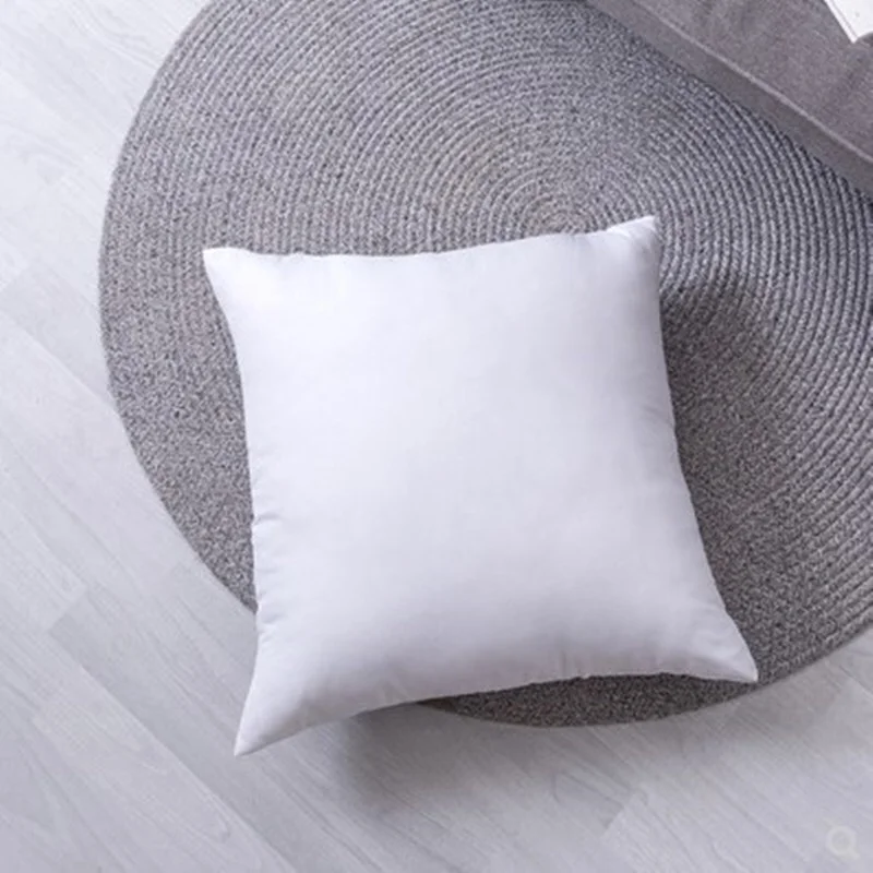 Wholesale Microfiber Cushion Solid Decorative Square Throw Pillow Cushion For Sofa Bedroom 45 X 45 CM