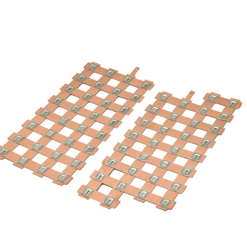 Customized 18650  26650 21700 5x10 Copper Nickel Spot Welding Busbar Battery Connector Nickel Busbar