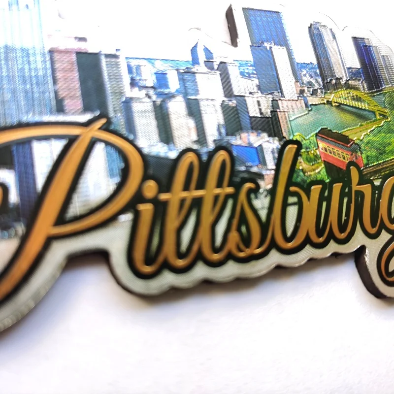 Factory Customized 3d Souvenir Aluminum Foil Tourist Souvenir Fridge Magnet