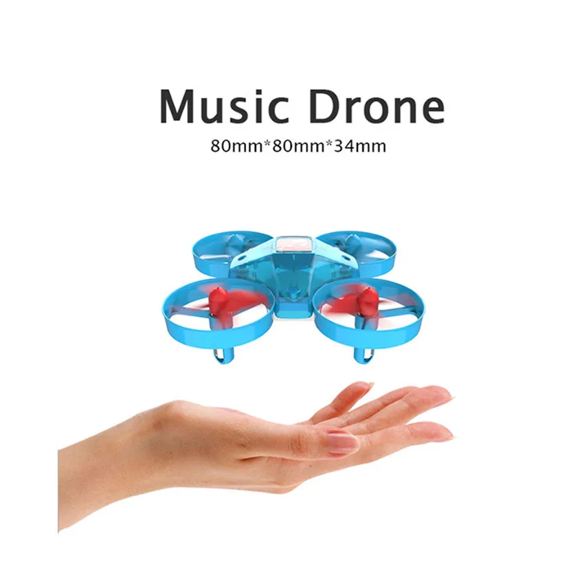 Kids rc Toys Music Mini Altitude Hold Headless Mode 8mins Flight Time 2.4G RC Drone quadcopter RTF RC Helicopter For kid gift