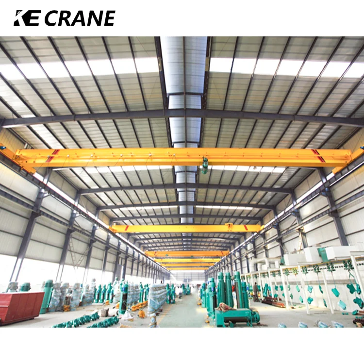 Electric single beam bridge overhead crane 10ton with hoist