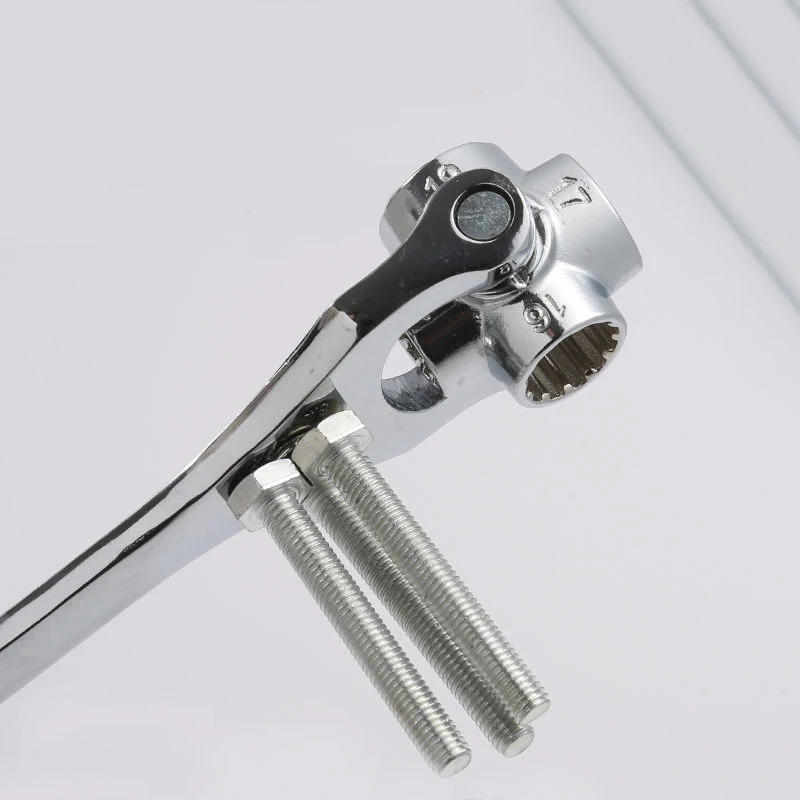 Furniture Car Repair Hand Tools Universal 360 Degree Tools Socket Steel Tiger Wrench with Spline Bolts