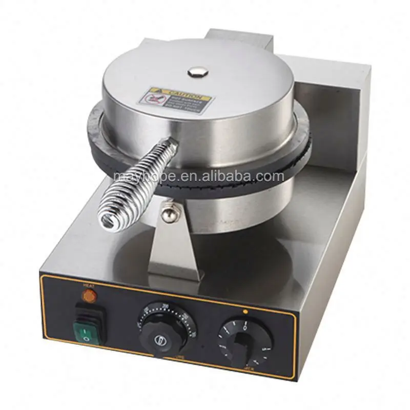 Factory direct Topping Selling Sector Spiral Shape Cone Pizza making line wafer ice cream cone maker