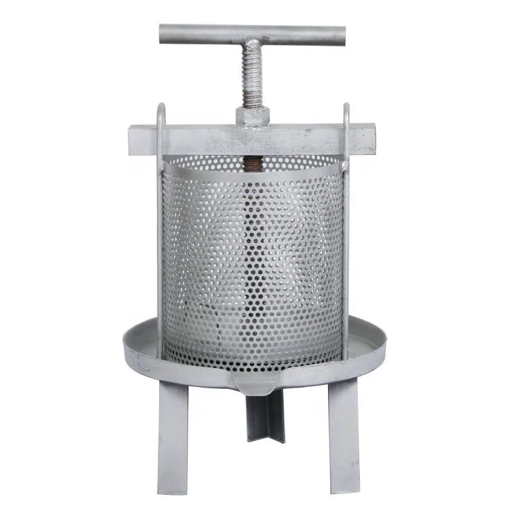 Galvanized Manual Honey Bee Wax Press Machine For Beekeeping