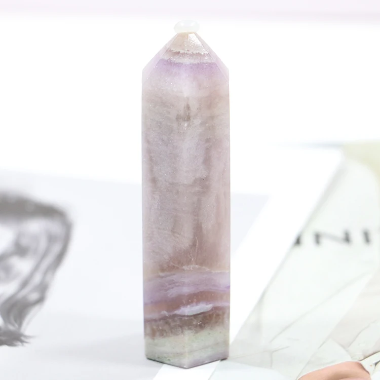 Hot popular quartz point crystal tower agate silk agate point buy bulk wholesale price