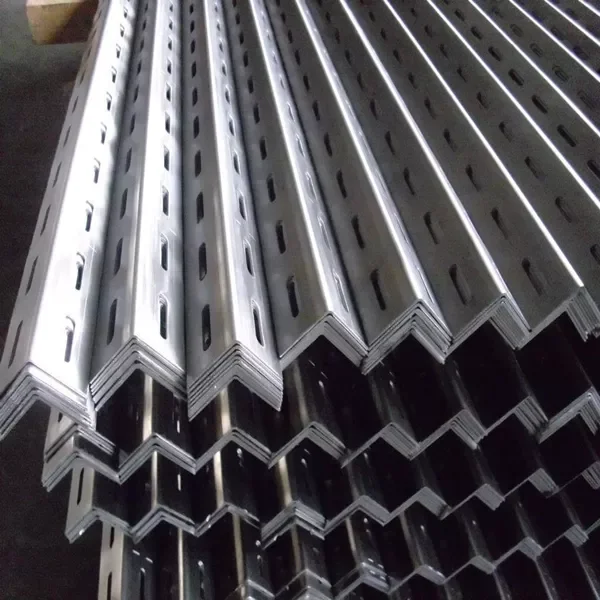 construction hot dipped galvanized slotted steel bars angle iron