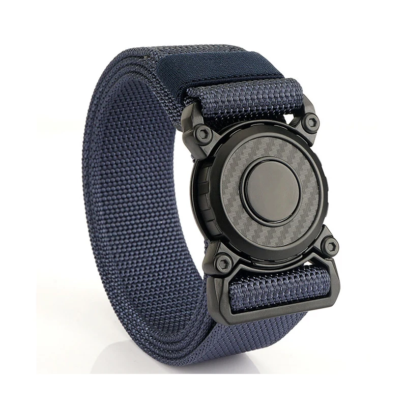 Alfa 3.8cm Quick Release Belt For Men Braided Belts For Men Heavy-duty Belts