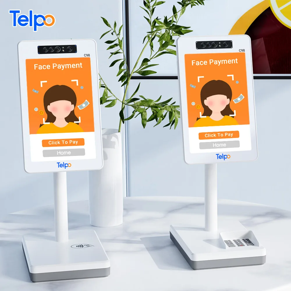 Telpo C98 PINpad/QR-код/NFC/IC-карта, распознавание лица, биометрический платежный POS-терминал