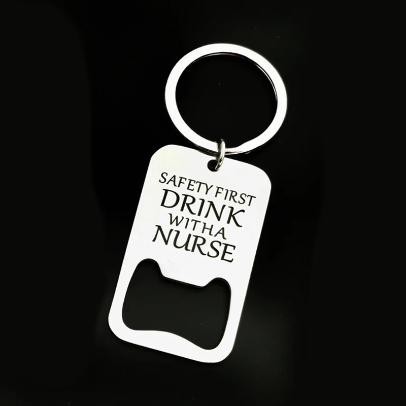 
Elegant Bridal Shower Wedding Favor Custom Logo Beer Bottle Opener 