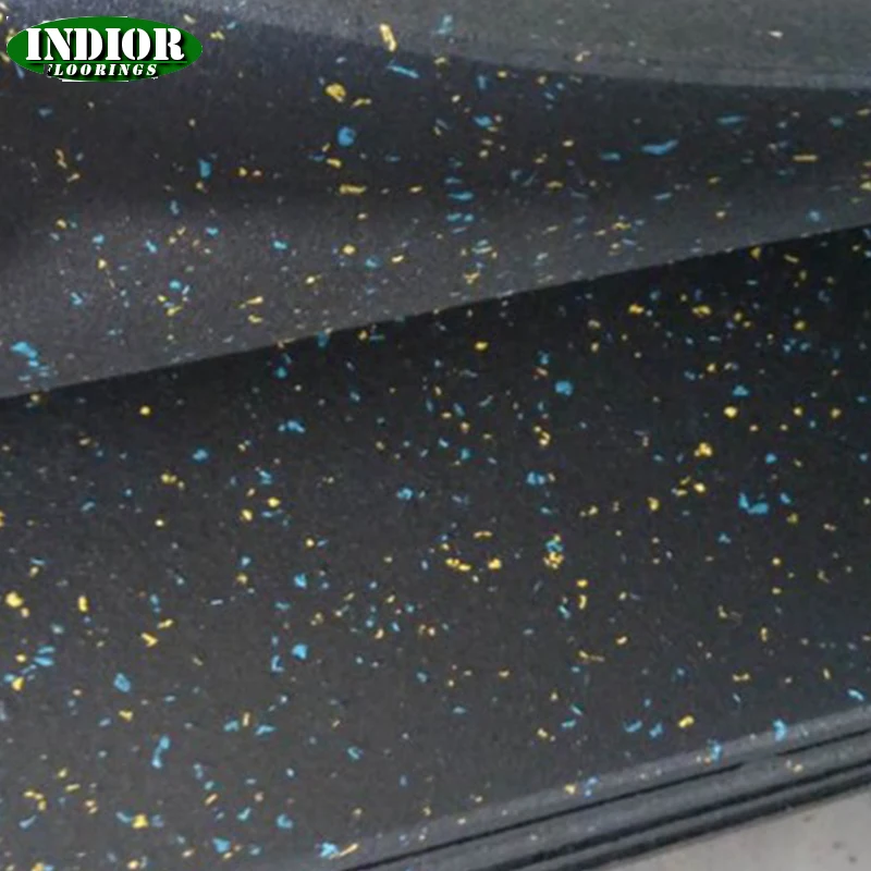 Резиновый настил для фитнеса rollsgym, блокирующий резиновый коврик