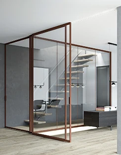  Home Furniture Modern Style Frosted Glass/Mirror Closets Wardrobe Sliding