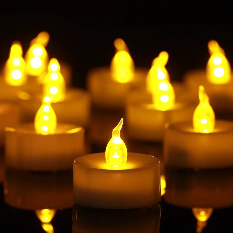 Home decor electric battery velas led candle