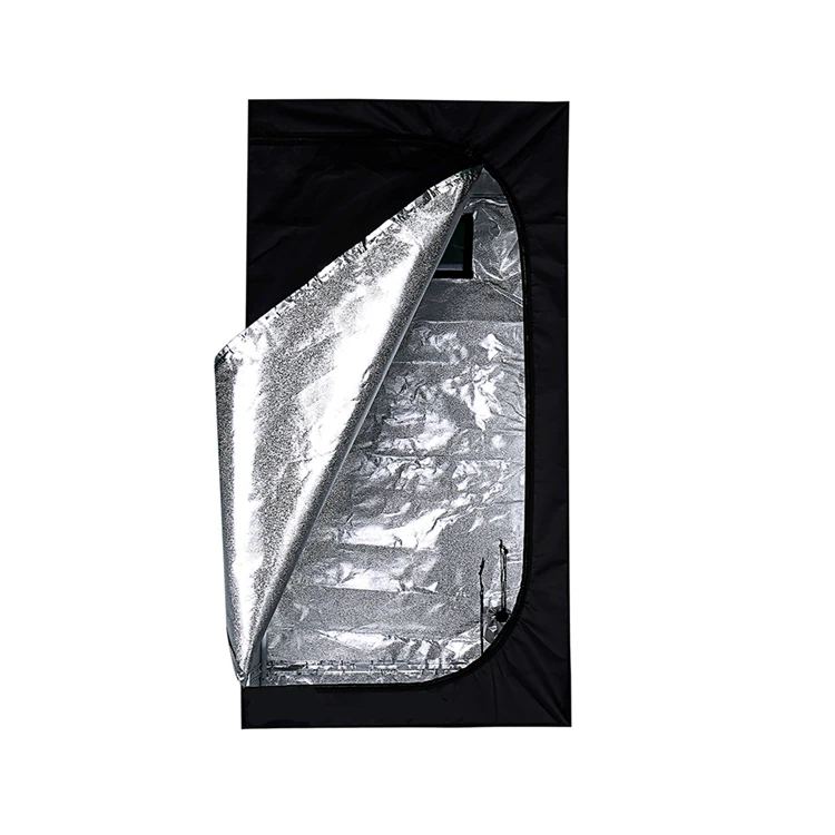 
Ledbetter Plant Grow Tent, Reflective Mylar 600D Oxford Fabric Growing Room With Waterproof Floor Tray/ 