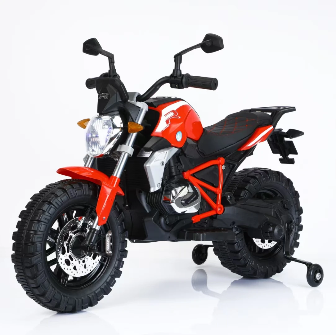 Hot Selling 12V Fast Speed Motorcycle High Quality Plastic Motocross Handle Throttle for Kids Power Source Battery
