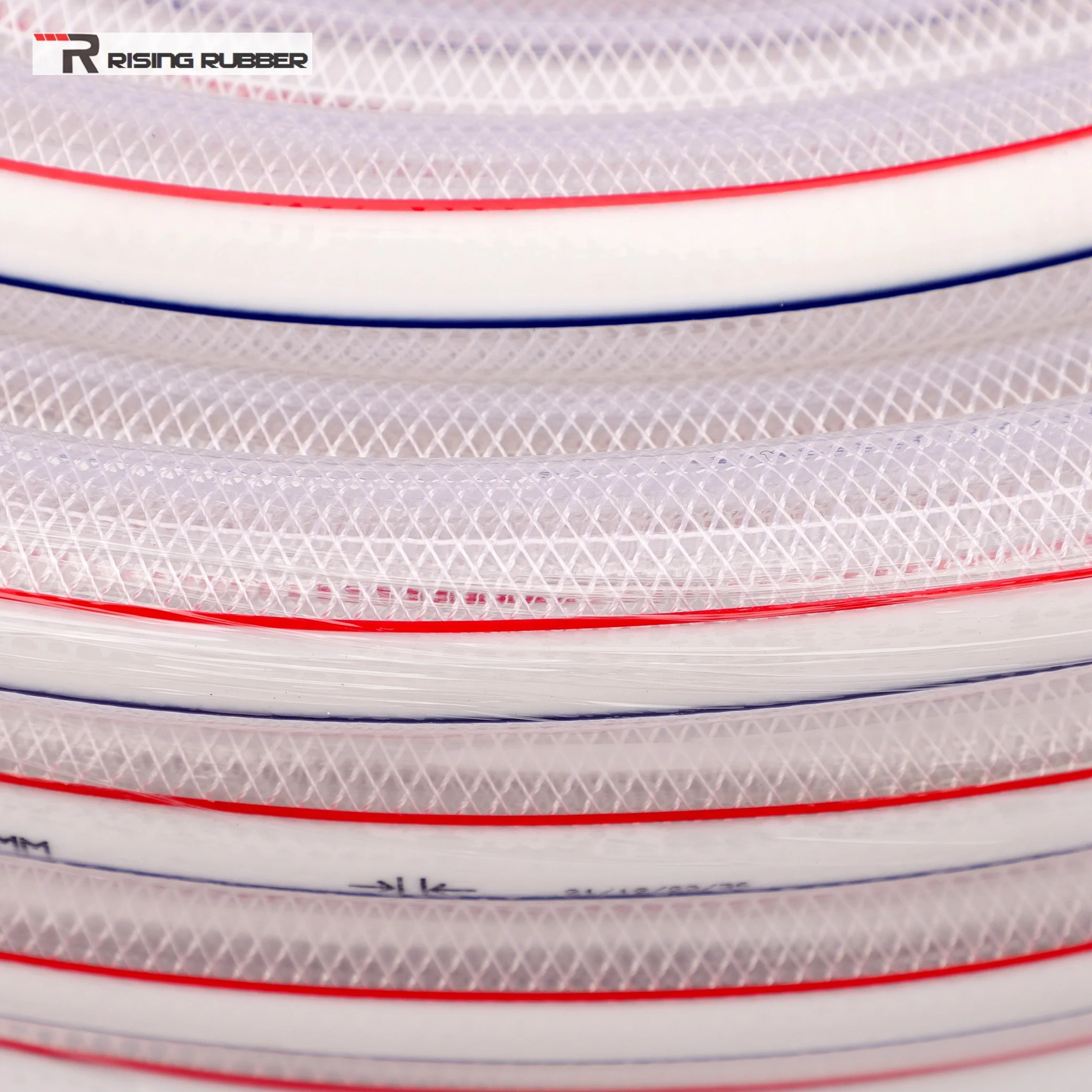 PVC Flexible Water Hose Pipe Plastic Tubes Colorful PVC Fiber Reinforced Hose