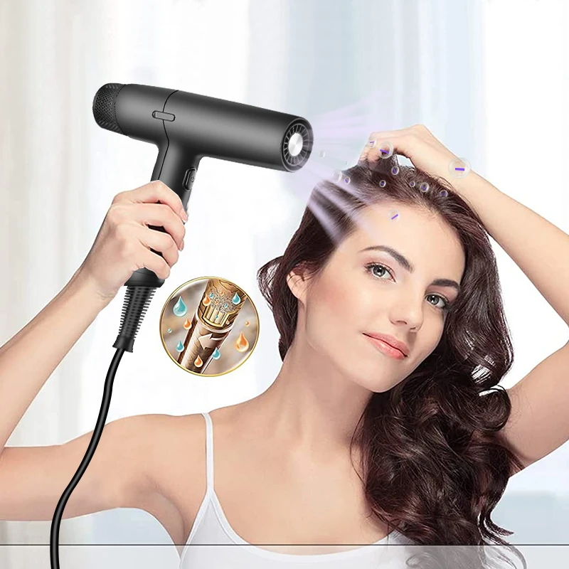 Профессиональный фен для дома, легкая Портативная сушилка для волос