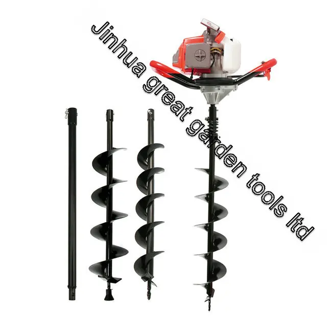 62cc 75cc 85cc auger for earth drilling,gasoline earth auger,earth auger drill used earth augers