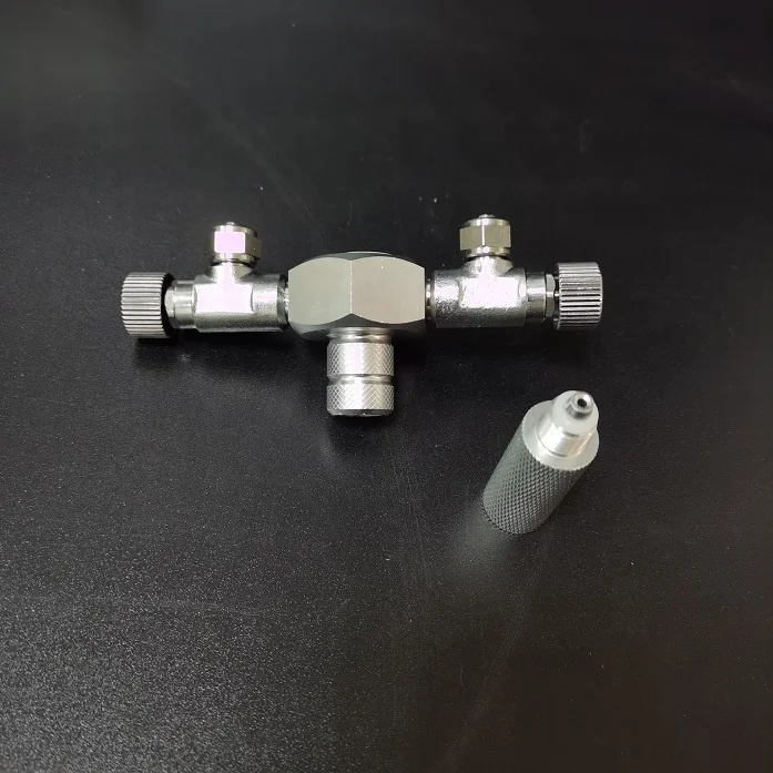 Aquarium Landscape Tank 2 way Fine Tuning CO2 Splitter Valve for CO2 supply system