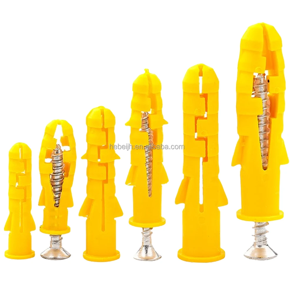 Preferential price in Wall Fixing Plastic Expansion Anchor Screw Plastic Expansion Bolt