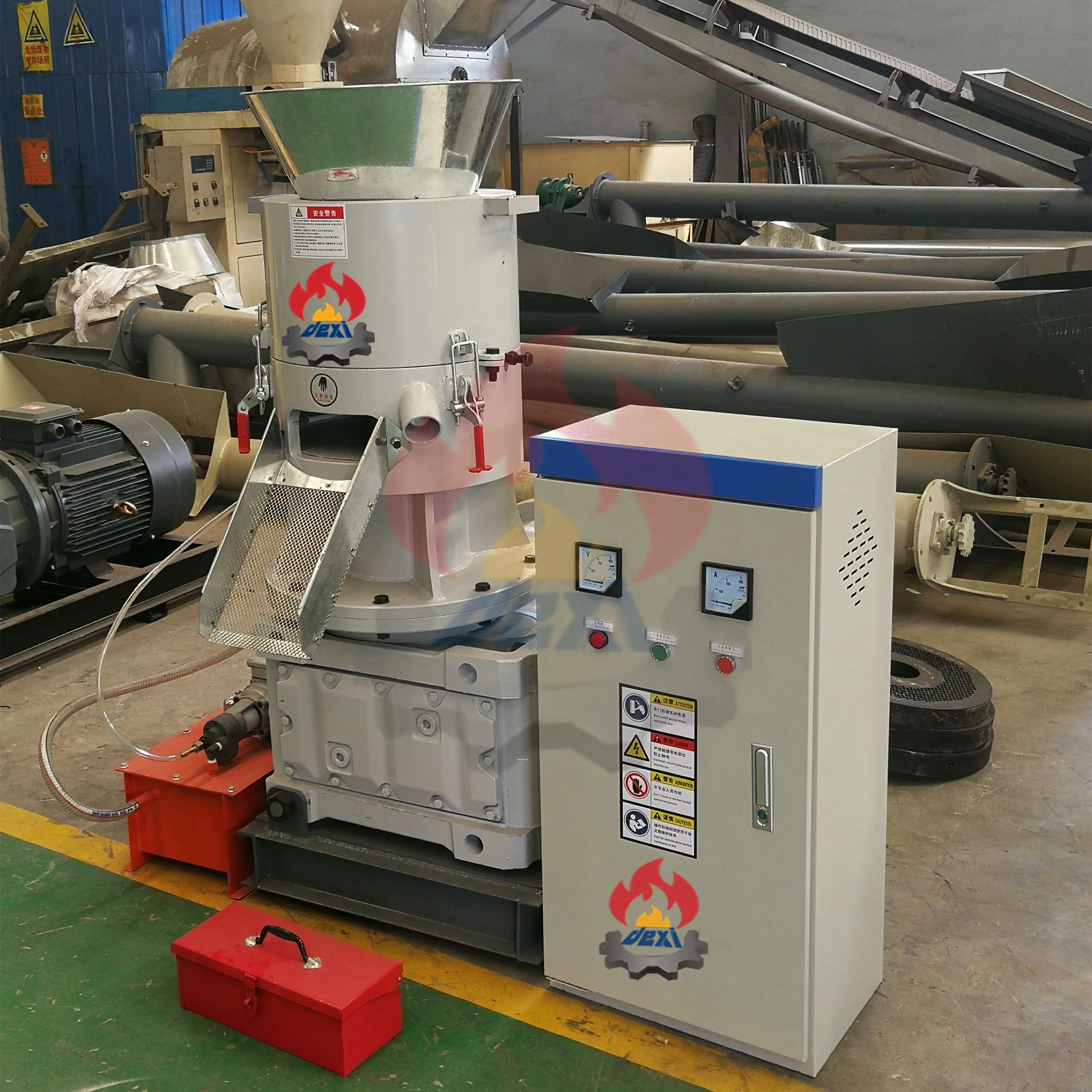 Wood Biomass Pellet Forming Machine Making Maker Suppliers Plant For Heating Burning Burner