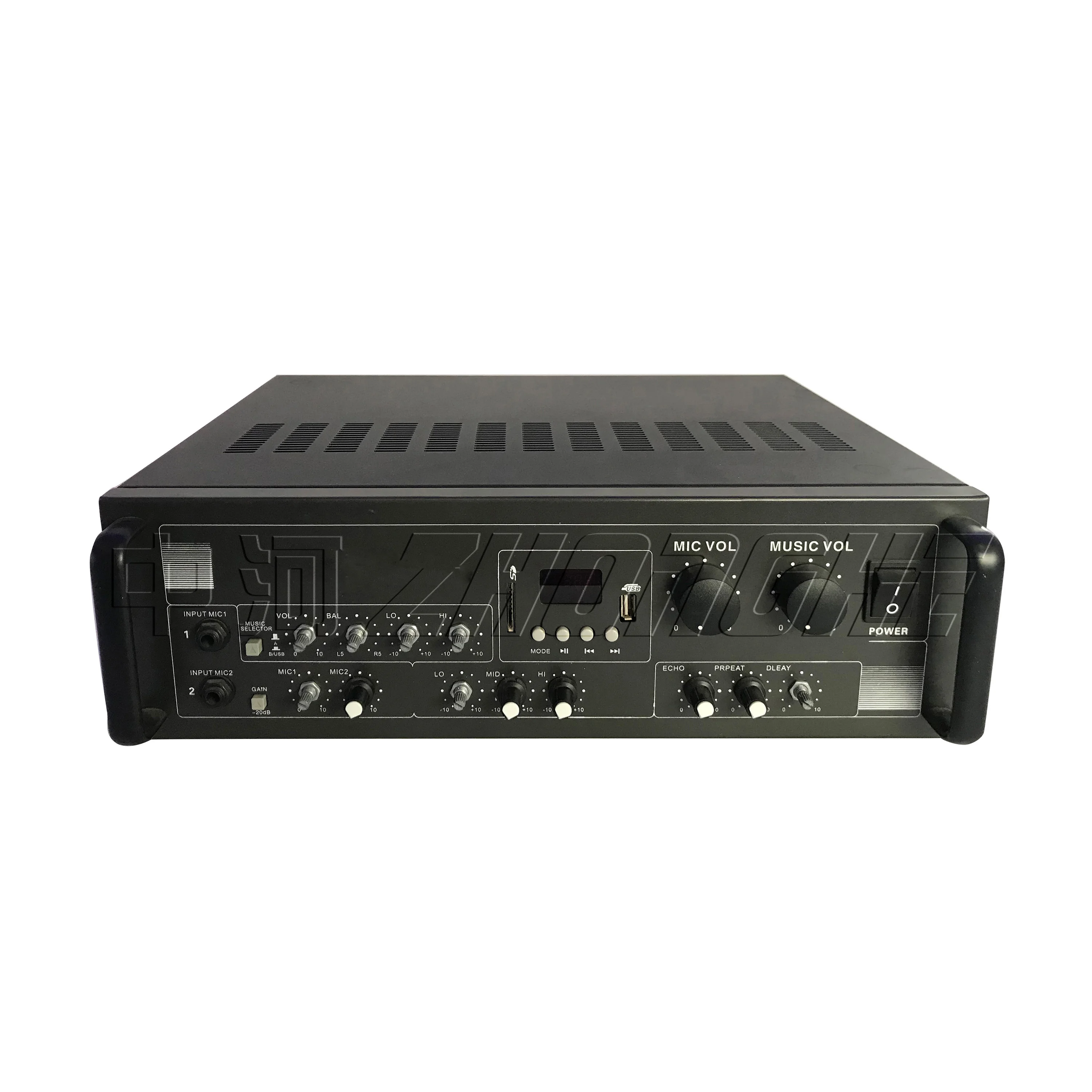 High quality pa audio multi zone digital power amplifier for public address system